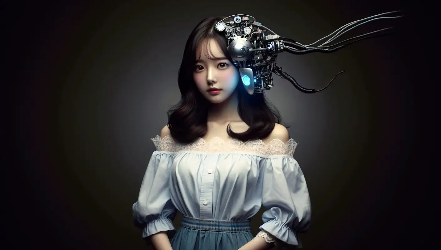 gpt-관련주를-알아보는-여성의-모습