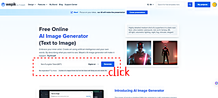 wepik │Free Online AI Image Generator