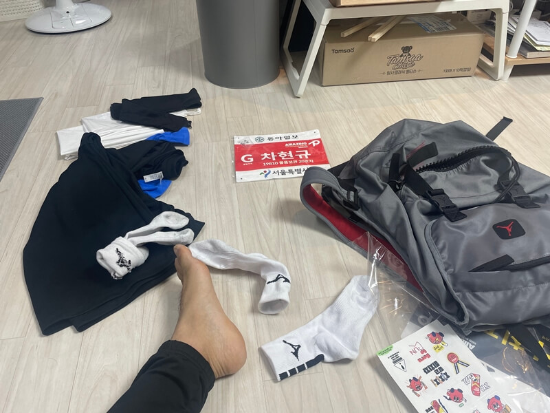 대회당일-아침에-짐챙기기