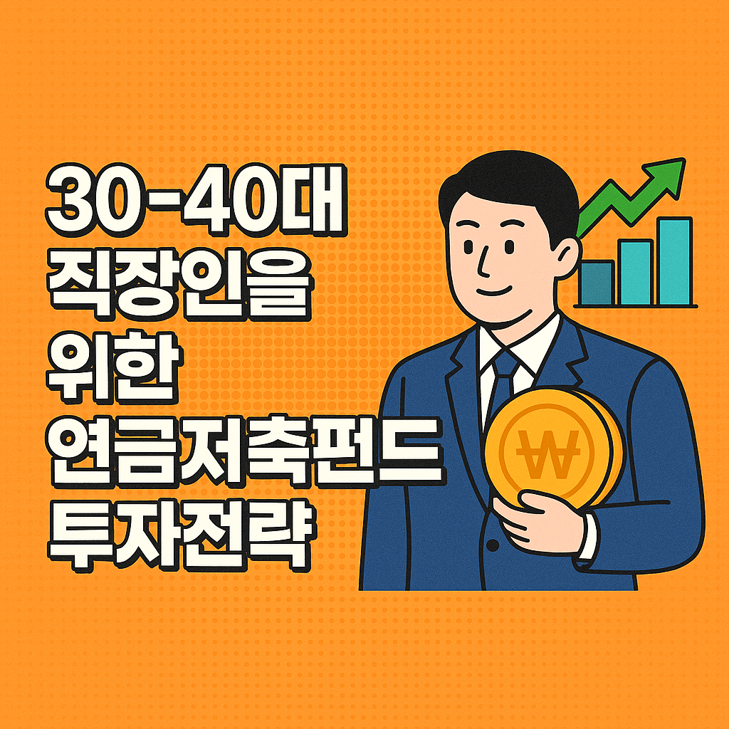 30~40대 연금저축펀드 투자전략