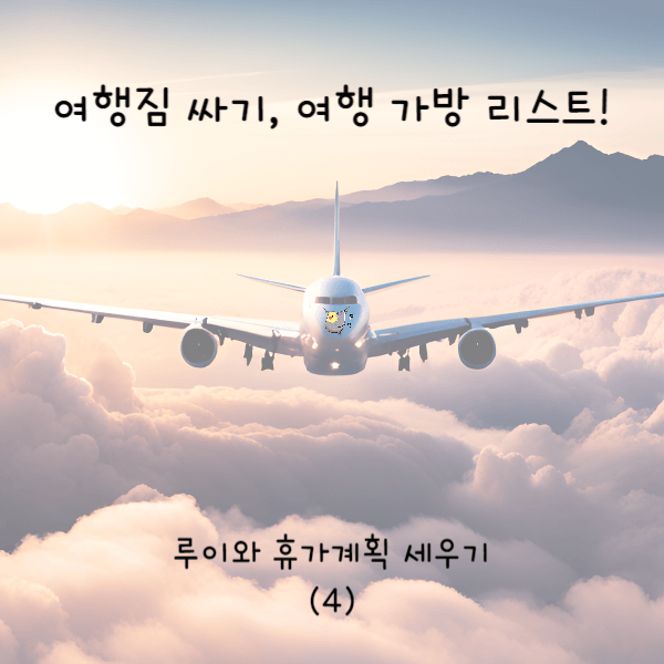  여행짐 싸기, 여행 가방 리스트! - 준비부터 신나는 여행! (4)