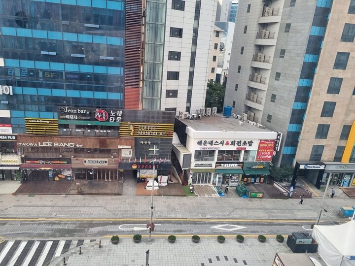부산 코오롱 씨클라우드 호텔 6층 전망