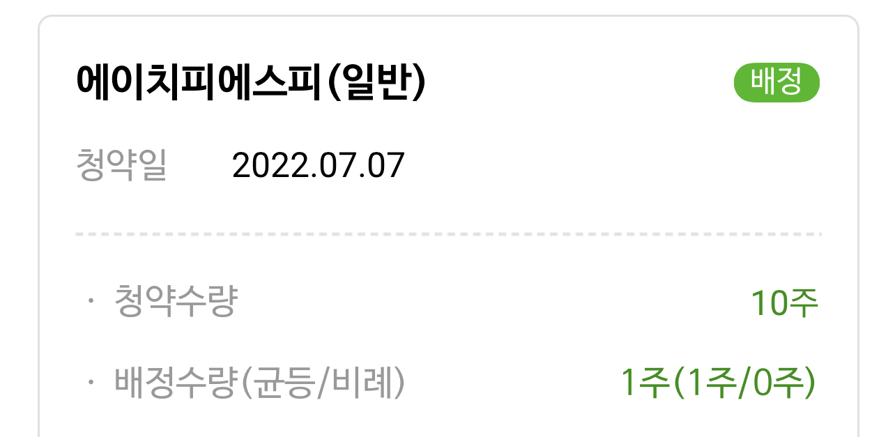  에이치피에스피 공모주 청약 결과