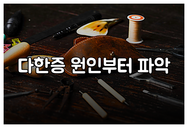 다한증 원인부터 파악