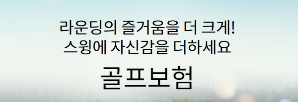 골프보험 홀인원보험