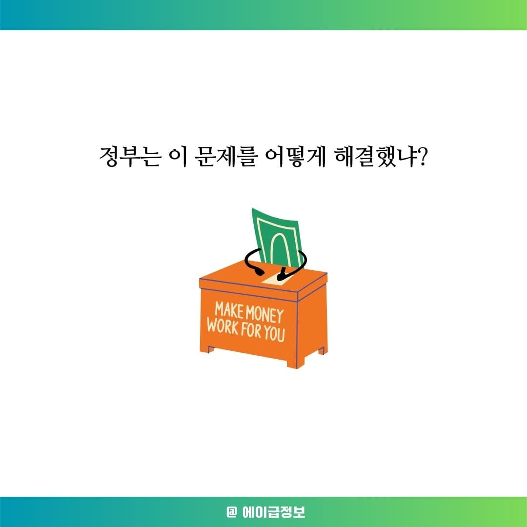 정부의 해결방안