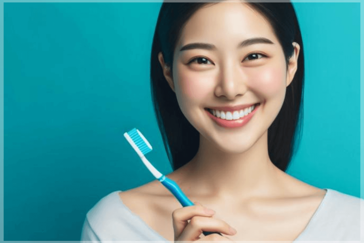 칫솔을 들고 치아를 보이며 환하게 웃고 있는 여성
치아건강의 중요성을 강조하고 있다.