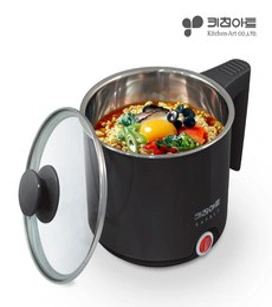 키친아트 라팔 라면포트 1.0 블랙&#44; KK-550MH