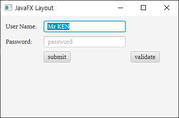  JavaFX - 6 | 자바 GUI | GridPane | 로그인 창 만들기와 간단한 유효성 검사