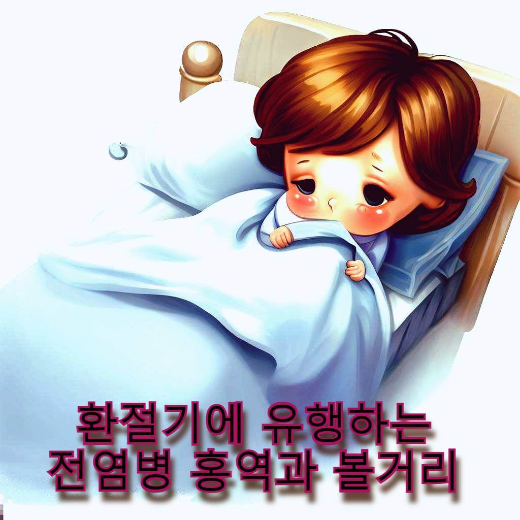  환절기에 유행하는 어린이 전염병 홍역과 볼거리