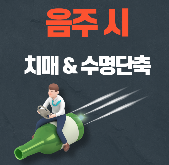 음주 시 치매 수명 단축과의 연관성 음주 시 치매 수명 단축과의 연관성