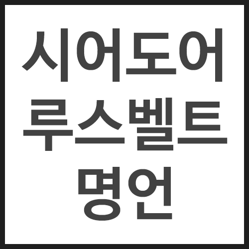 시어도어-루스벨트-명언