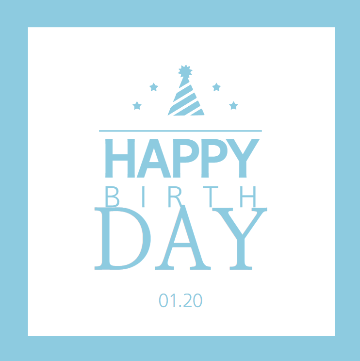  오늘은 저의 OO번째 생일!