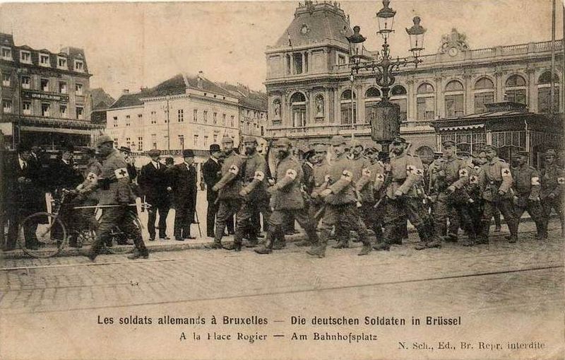 제1차 세계대전 독일군 벨기에 브뤼셀 점령