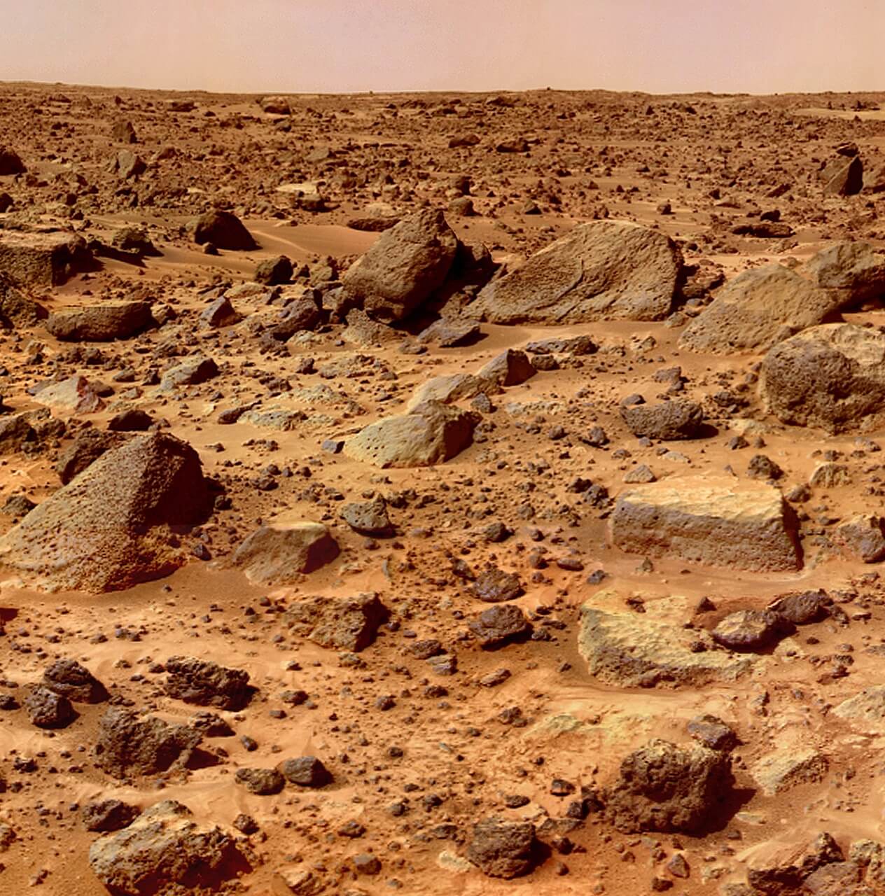 화성 지표면 사진