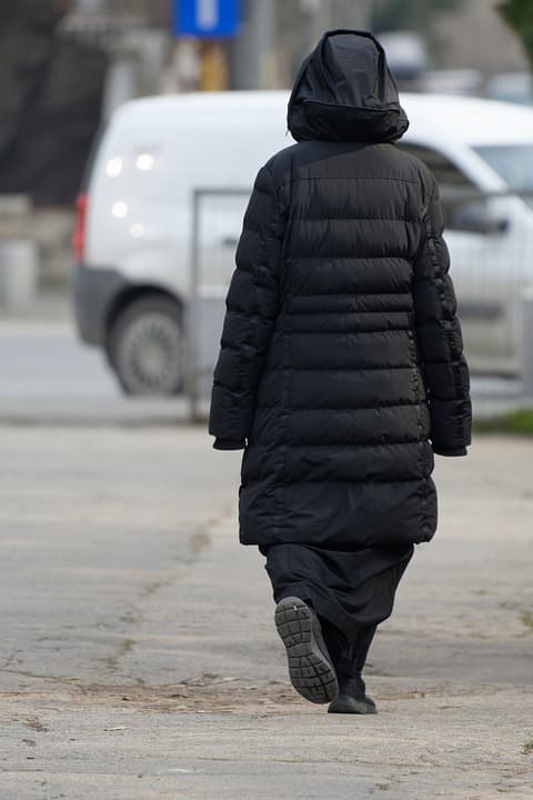 수족냉증을 예방하려면 충분한 옷을 입어야 합니다.