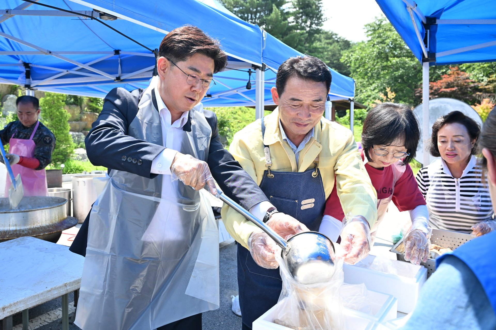  건강한 여름나기 연합나눔 삼계탕 지원사업