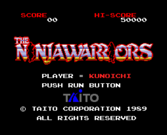  (타이토) 더 닌자 워리어즈 - ニンジャウォーリアーズ The Ninja Warriors (PC 엔진 PCエンジン PC Engine)