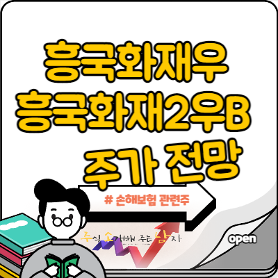  흥국화재우, 흥국화재2우B 주가 간단 차트분석