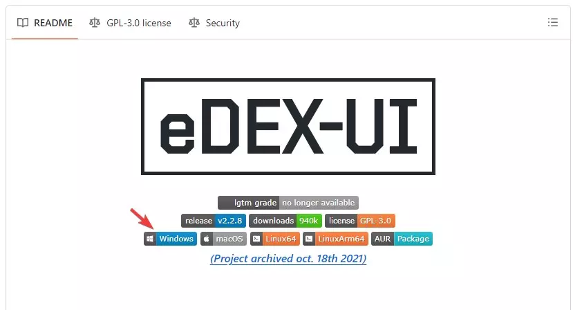 영화 속 해커 처럼 내 PC 를 꾸며보는 eDEX-UI 사용하기 캡처 1