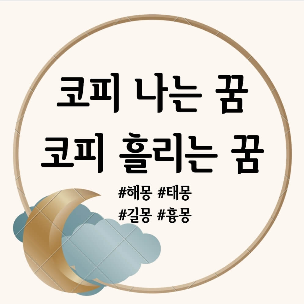 코피 나는 꿈&#44; 코피 흘리는 꿈 문구