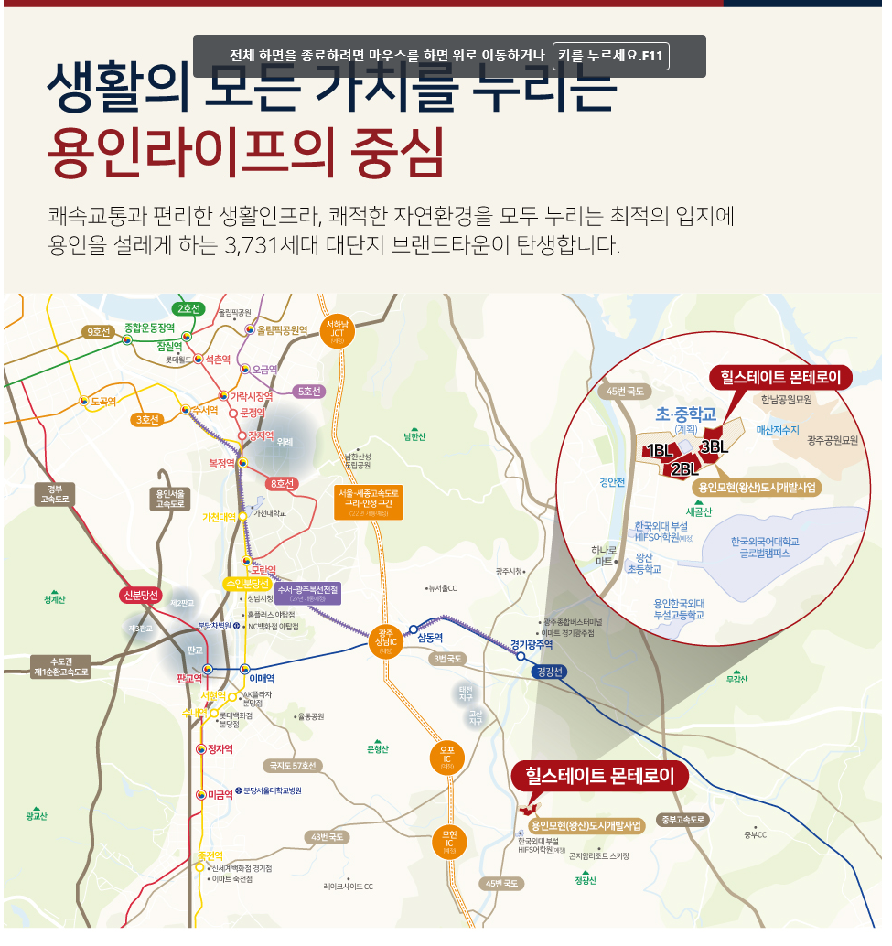 왕산리-힐스테이트몬테로이-입지환경