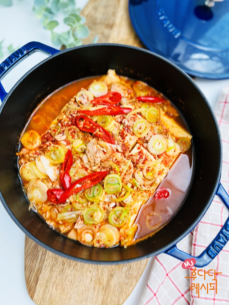 간장두부조림 레시피 캔참치 요리 백종원 두부조림 양념장 만들기 3