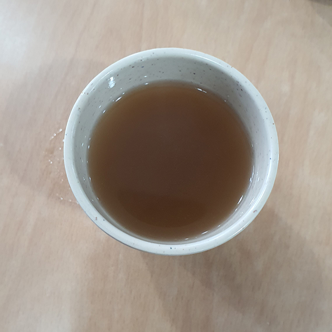 동아냉면 온육수