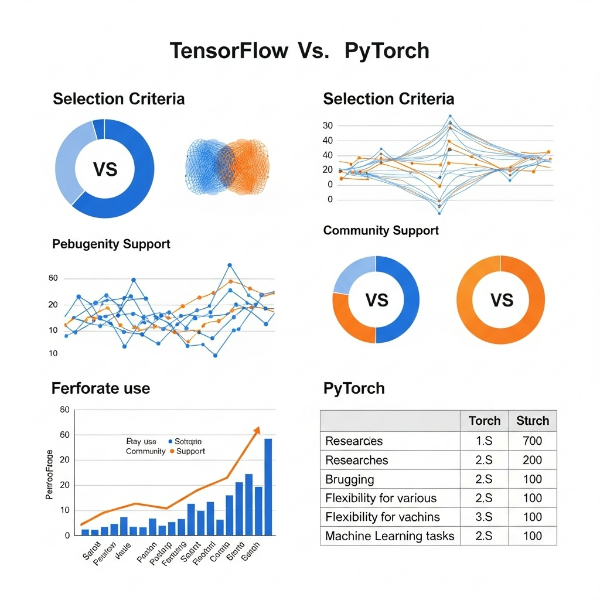 TensorFlow와 PyTorch: 비교와 선택 기준