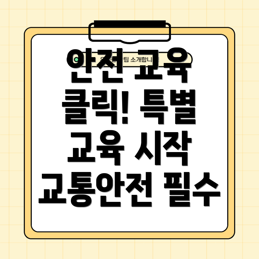 교통안전교육