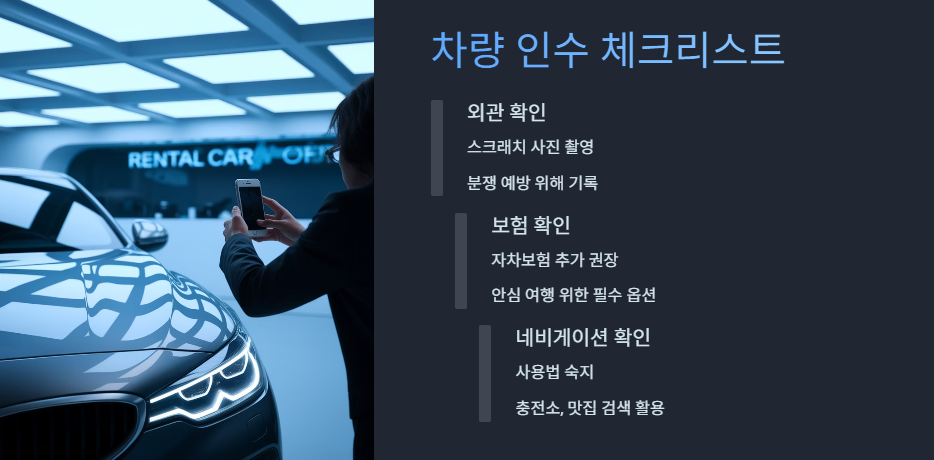 차량인수 체크리스트