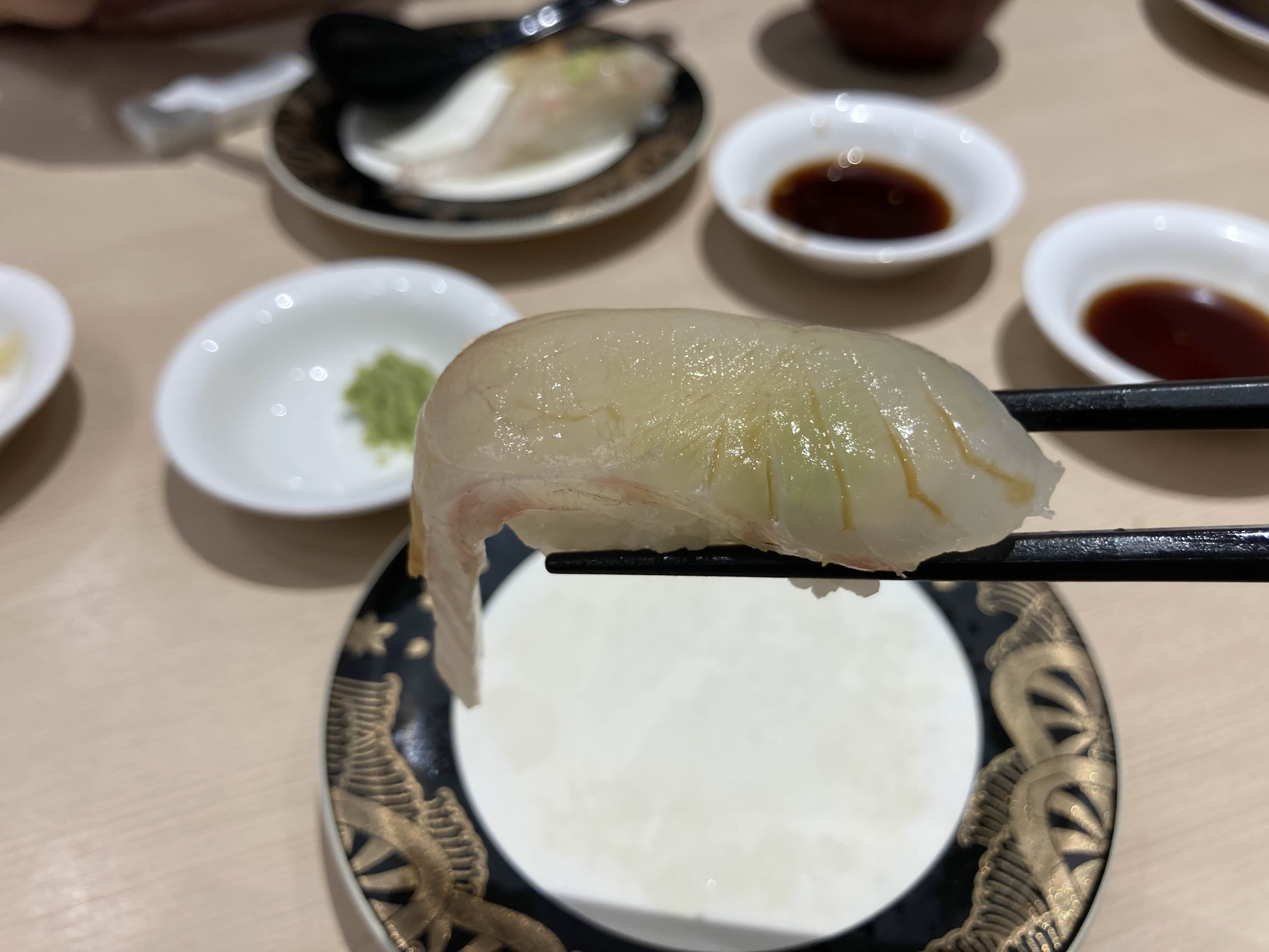 인터컨티넨탈 코엑스 맛집 시마스시 광어초밥