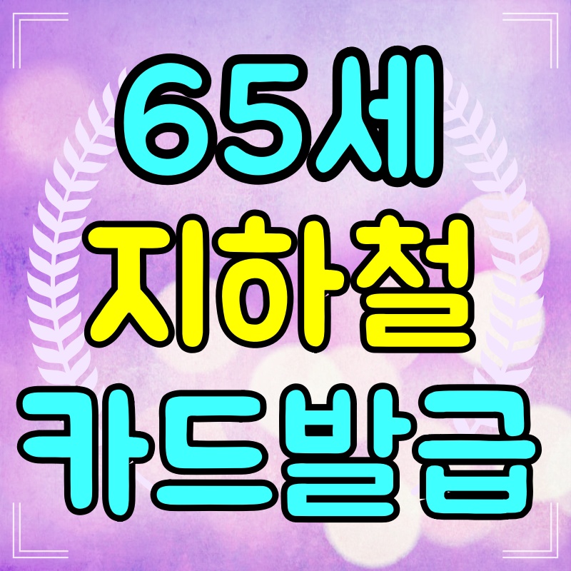 65세-지하철-카드