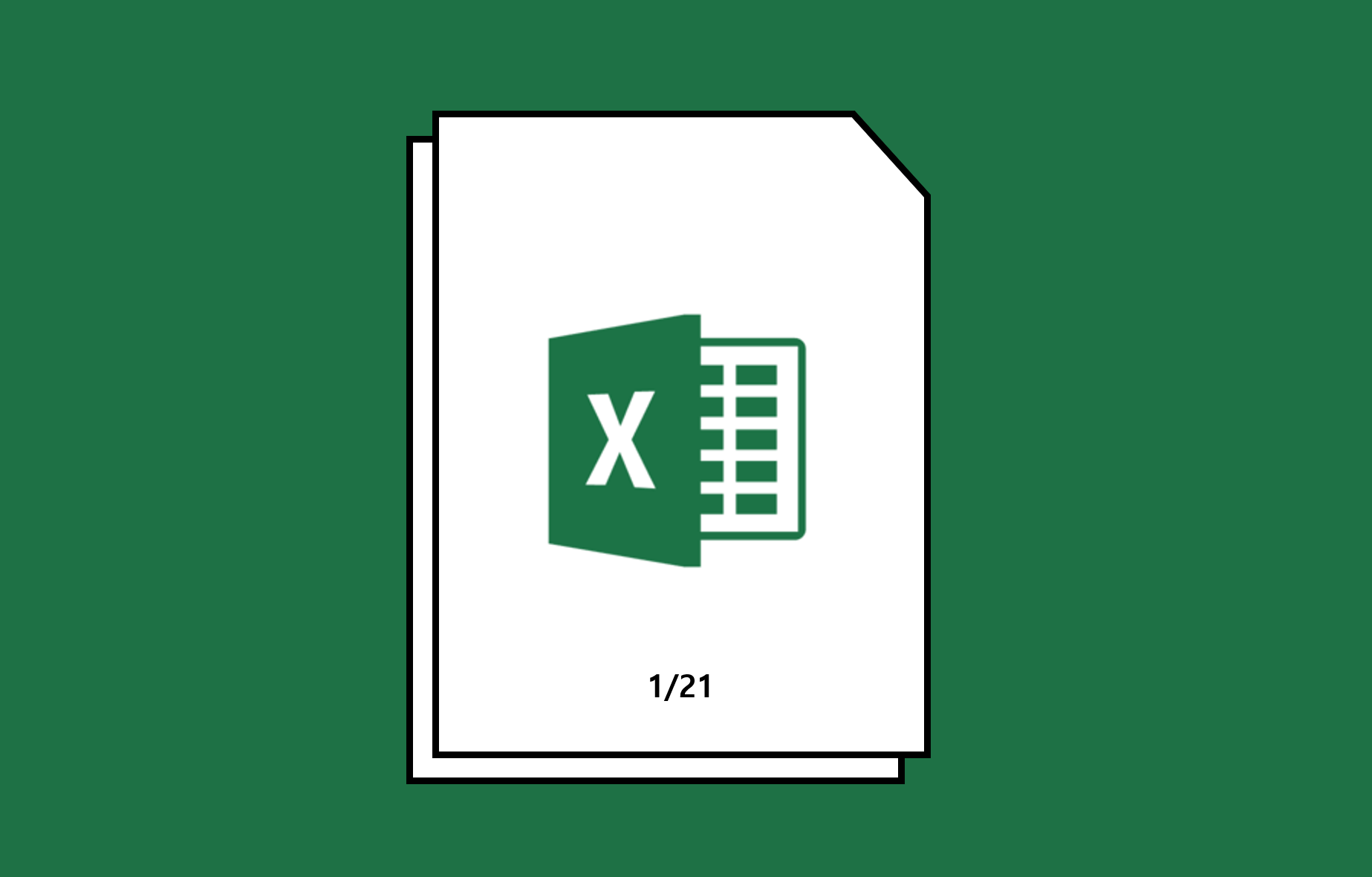 엑셀 페이지 표시 설정