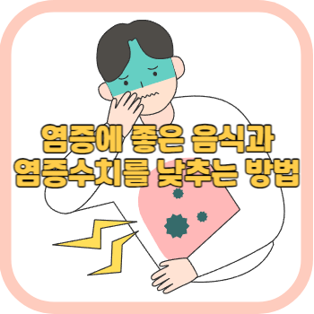 염증에 좋은 음식과 염증수치를 낮추는 방법