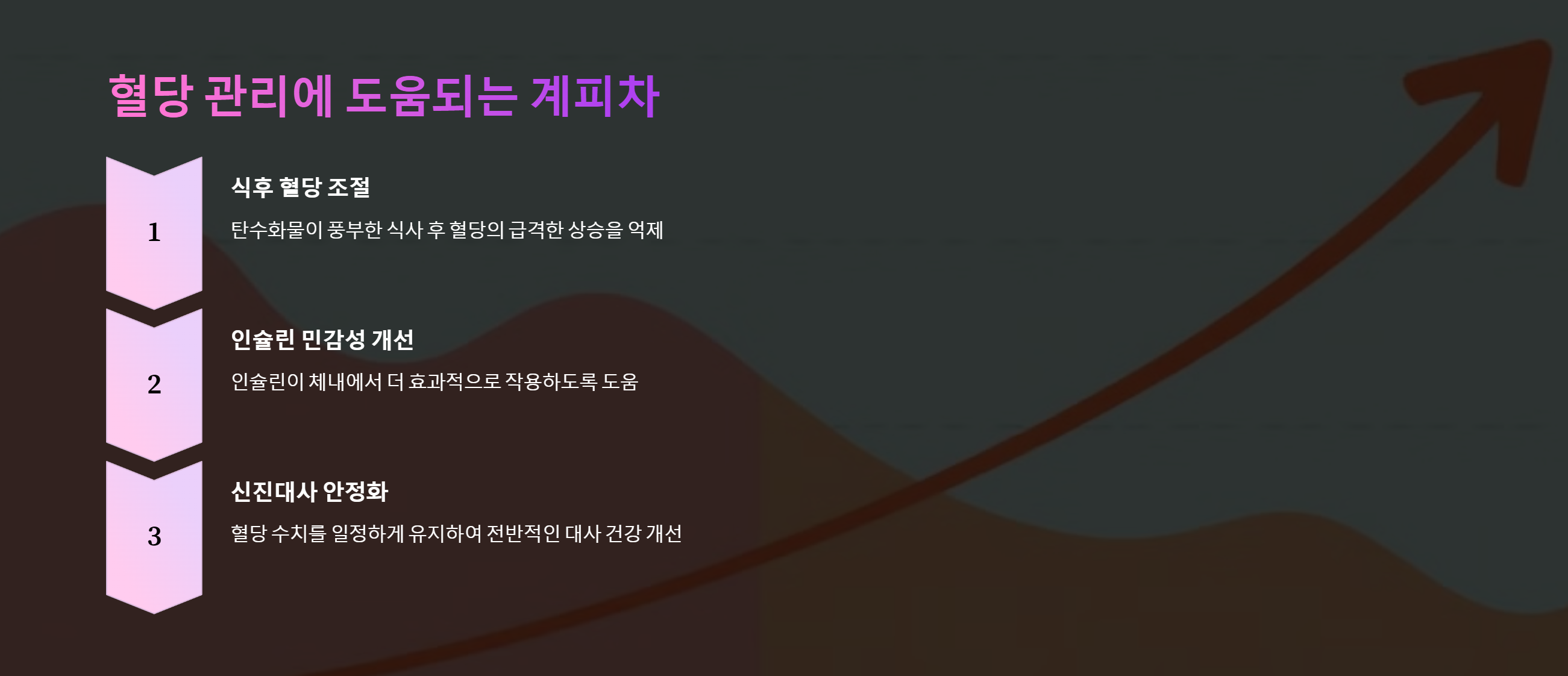 혈당 관리