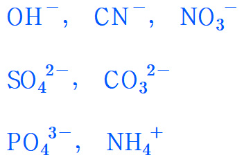 polyatomic ion