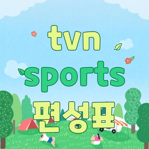 tvn sports 편성표