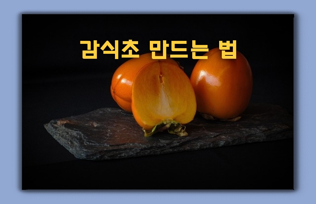  2023 감식초 만들기 만드는 방법 17년 실패없는 노하우