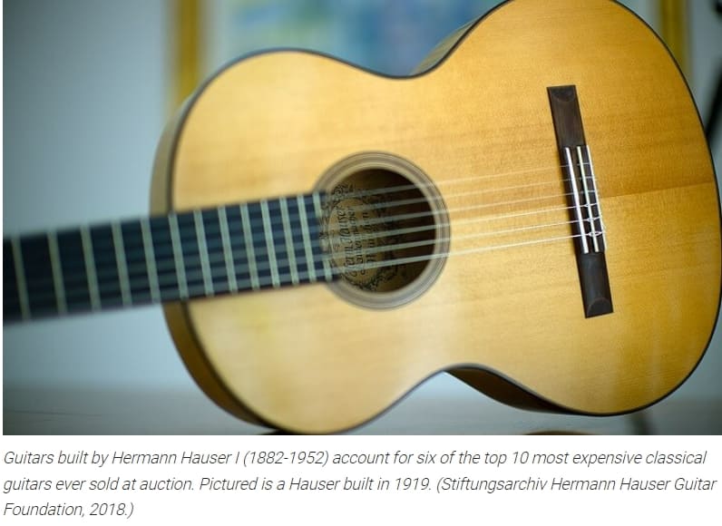 지금까지 팔린 가장 비싼 클래식 기타 VIDEO: What is the most expensive classical guitar ever sold?