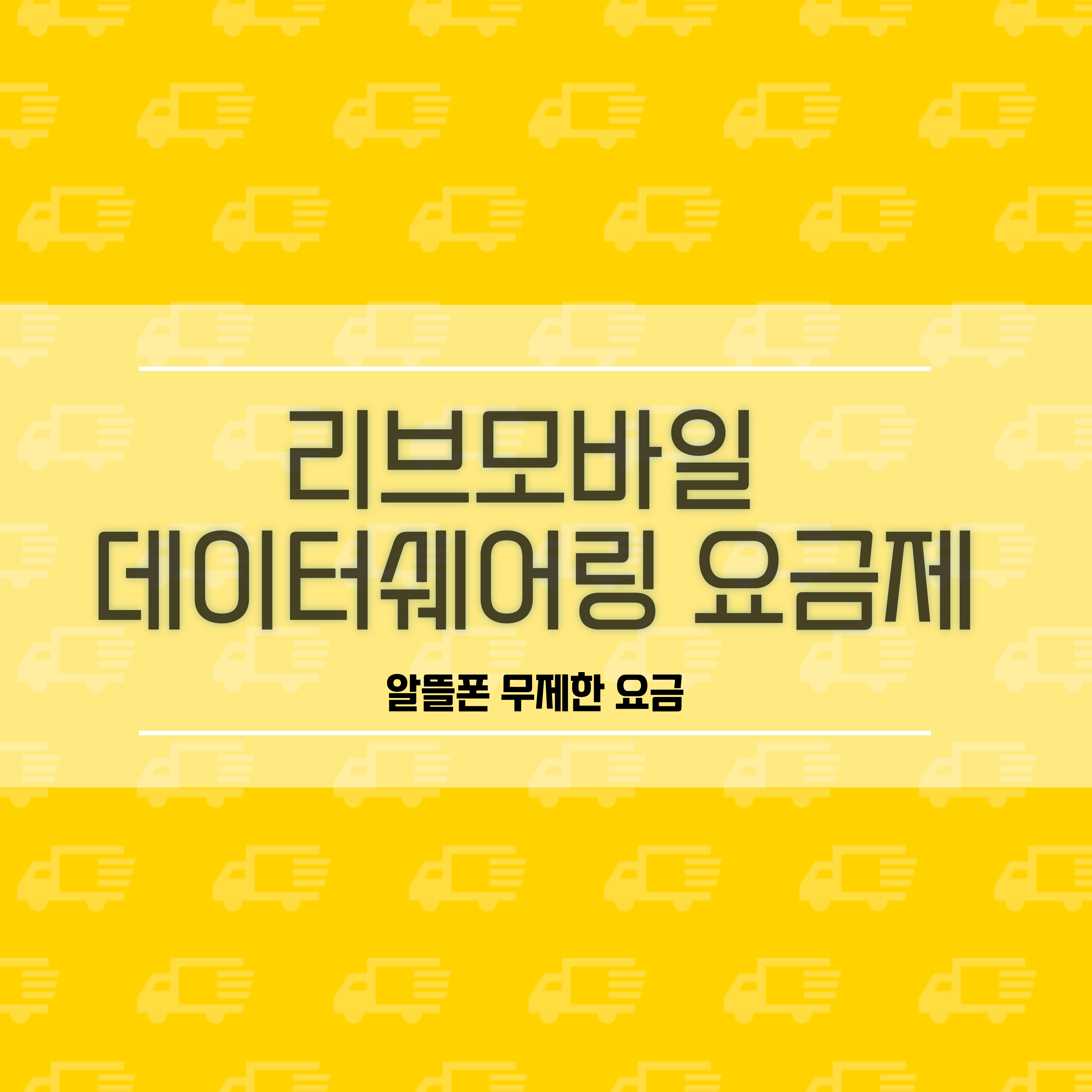  리브엠 KB리브모바일 유심 개통 알뜰폰 데이터 쉐어링 요금제 후기
