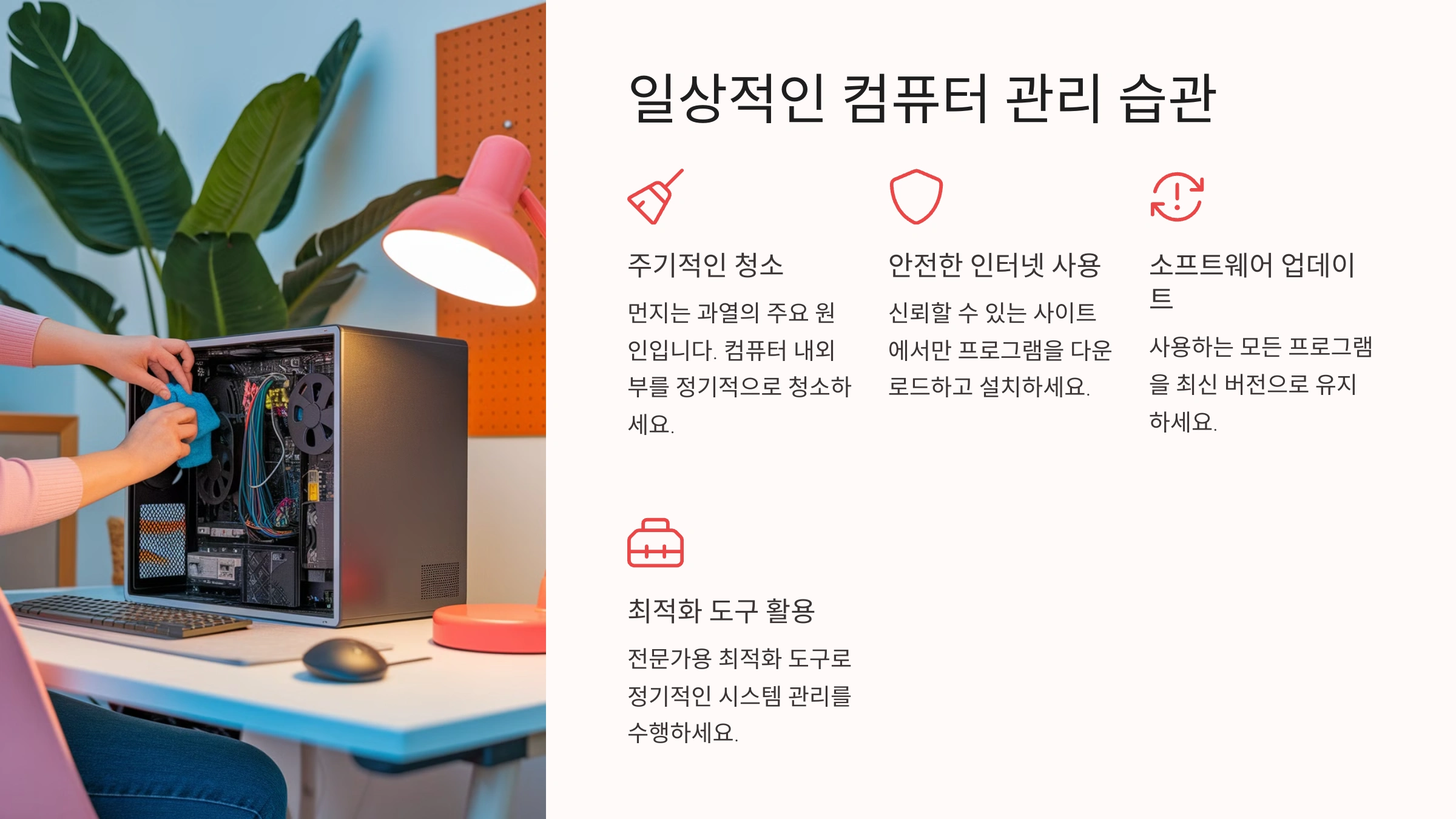 평소 습관과 관리 방법