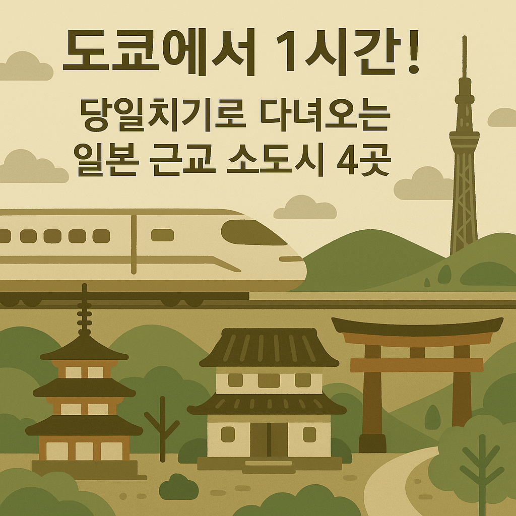 도쿄에서 1시간 당일치기 근교 소도시 4선_썸네일