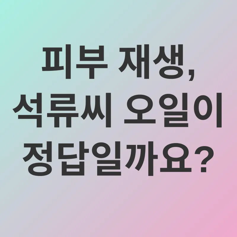 석류씨 오일 효능_1