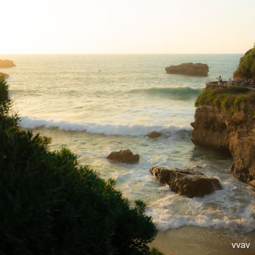 waves coming into the shore