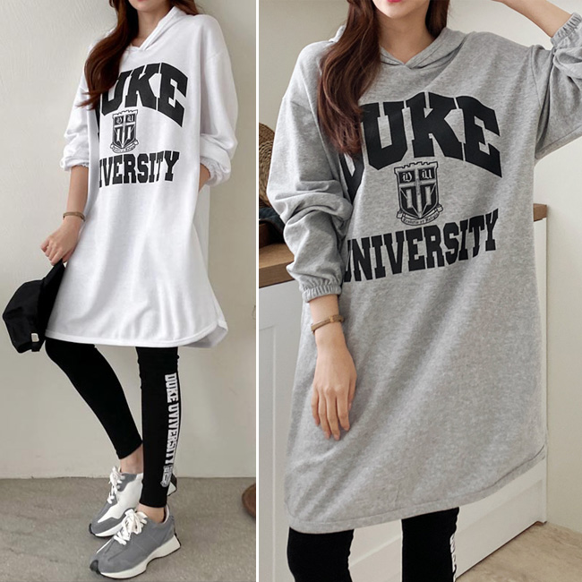  레터링 후드박스티 사이드 레터링 레깅스 세트