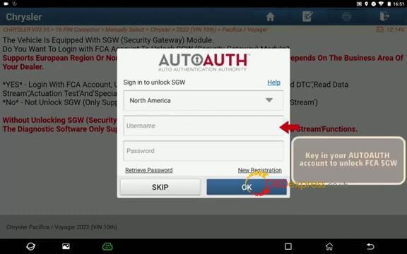X431 시작 FCA SGW AutoAuth 자습서 활성화 및 등록 : 네이버 블로그