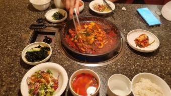 오징어불고기백반