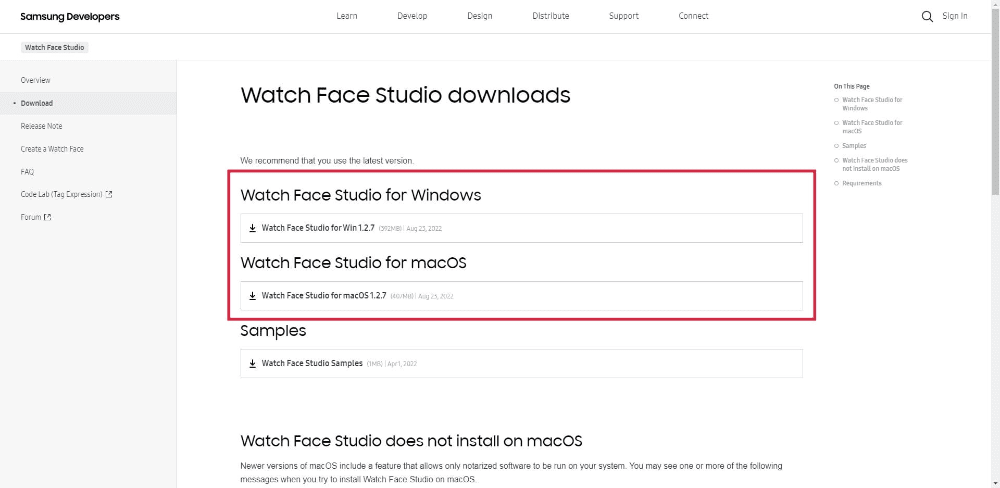 Watch Face Studio downloads