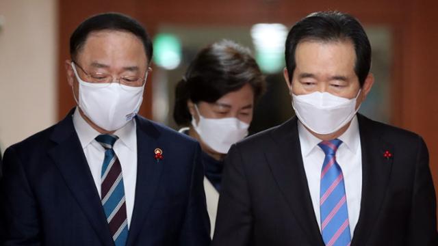  코로나 자영업 손실보장제 법제화. 그런데 총리랑 기재부 장관하고 싸우나요??